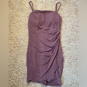 Crystal Doll - Purple Sparkly Homecoming Dress